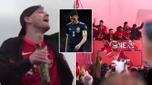 Scotland Fans Not Happy With Andy Robertson For 'Boozing' At Liverpool Parade Ahead World Cup Play-Off