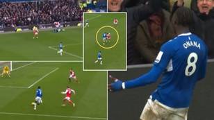 Amadou Onana's individual highlights against Arsenal are insane, produced a monstrous midfield performance