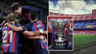 Barcelona could soon be celebrating two Spanish league titles in one season