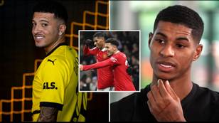 Marcus Rashford becomes first Man Utd star to comment on Jadon Sancho exit with short Instagram message