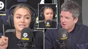 Laura Woods hits back at Noel Gallagher after he branded Arsenal fans "idiots"
