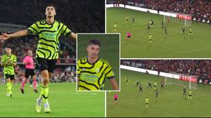 Kai Havertz scored a half volley for first Arsenal goal after failing in "Cross and Volley challenge"