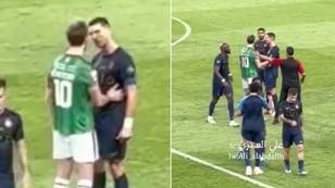 Cristiano Ronaldo and Jordan Henderson involved in heated bust-up after Al Nassr vs Al Ettifaq