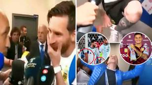 The heartwarming story of Lionel Messi and red ribbon good luck charm journalist gave him
