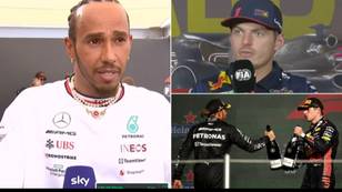 Lewis Hamilton fires brutal comment towards Max Verstappen after explosive F1 team-mate claims