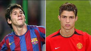 Cristiano Ronaldo and Lionel Messi's first payslips compared from Man Utd and Barcelona days