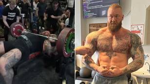 Games of Thrones star Hafthor Bjornsson tears left pec attempting 556 pound bench press