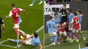 The reason why Ruben Dias escaped red card for kicking out at Ben White