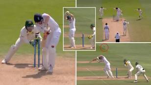 Harry Brook out in most bizarre wicket in the Ashes