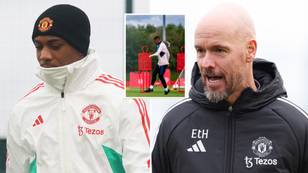 Erik ten Hag involved in 'furious bust-up' with Anthony Martial before ordering him to train alone at Man Utd