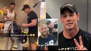 WWE superstar John Cena spotted working out at gym in Liverpool, everybody was starstruck