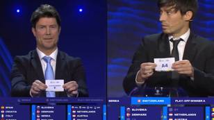 Euro 2024 draw interrupted by sex noise prank