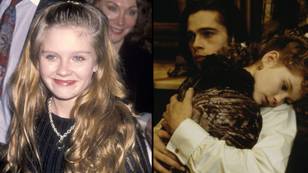 Kirsten Dunst admitted having to kiss 30-year-old Brad Pitt when she was 11 was ‘very weird’