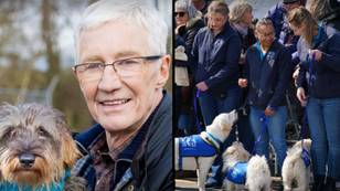 Paul O'Grady honoured as Battersea dogs give much loved star guard of honour at funeral
