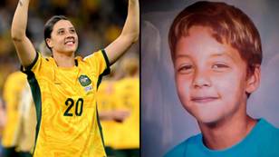 Sam Kerr says she kept her gender a secret when playing on a boys team as a kid