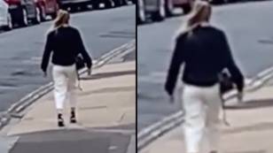 Woman spotted ‘frozen’ in street has people convinced we’ve ‘slipped into a different dimension’