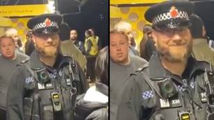 Policeman looks more like Seth Rogen than Seth Rogen does