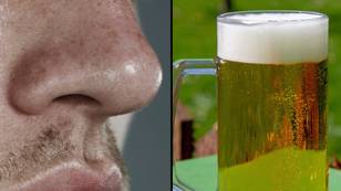 Gross nose oil trick gets rid of excess beer head fast