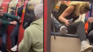 London tube chaos as terrified passengers smash windows to escape 'fire'