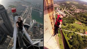 Skyscraper climber who fell from 68th floor left chilling post before his death