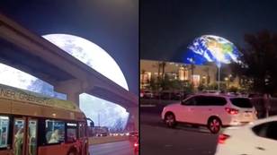 'Mind-blowing' Las Vegas sphere receives complaints over it distracting drivers