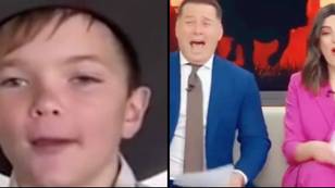 Boy who shocked TV hosts with brutal joke about dead vegan and vegetarian says he meant no offence