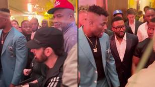 Francis Ngannou completely blanked Eminem at event before Tyson Fury fight