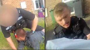 Bodycam footage shows heroic moment police saved woman from knife-wielding ex