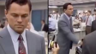 Leonardo DiCaprio fans impressed at how quickly actor snaps into character in Wolf of Wall Street clip