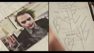 Heath Ledger's Joker diary acts as a harrowing reminder of his commitment to the role