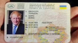 Ukrainian 'Boris Johnson' arrested by police for drink driving after crash