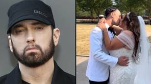 Eminem's adopted daughter marries partner with Hailee Jade as bridesmaid