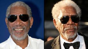 Morgan Freeman always wears earrings for a very clever reason
