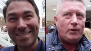 Eddie Hearn stunned as he’s confronted by Ronnie Pickering asking for tickets