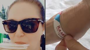 Brit brags as she sneaks into all-inclusive luxury resort using out of date wristband