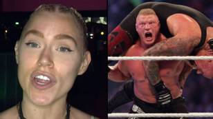 OnlyFans star Elle Brooke says everyone tells her she looks like Brock Lesnar after her fight