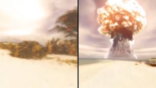 Simulation of what it feels like to experience a nuclear bomb explode is truly frightening