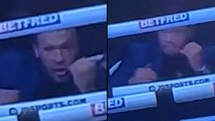 Conor McGregor mocked after he’s spotted ‘shadow boxing’ at Anthony Joshua fight