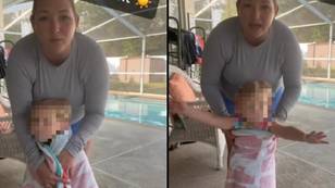 Swimming instructor warns parents not to wrap towel around kids' shoulders