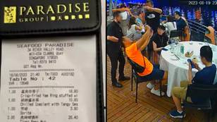 Restaurant releases CCTV after outraged woman called police over eye-watering dinner bill