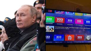 Russian TV Gets Hacked During Vladimir Putin's Victory Day Speech With Message About Ukraine War