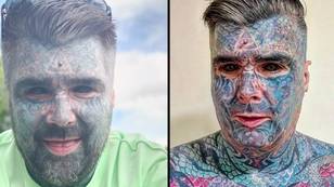 Man whose body is '90% covered in ink' claims he was hidden by boss because of tattoos