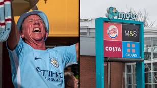 Manchester City fans told not to use the same service stations as Manchester United fans ahead of match today