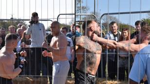 Bare-knuckle boxing fights are taking place in British town so 'scores can be settled'