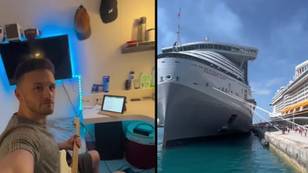 Man who lives on cruise ship says he saves thousands of pounds but faces a daily struggle