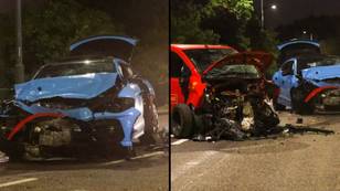 Schoolboys injured in horror crash after hiring £187k Lamborghini 'to take them to prom'