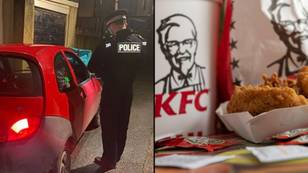 Police deliver KFC takeaway to customer after delivery driver has car seized
