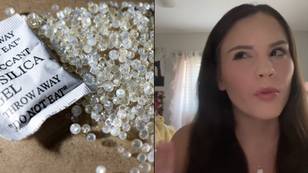 Woman explains why you shouldn't throw out packets of little beads when you make a new purchase