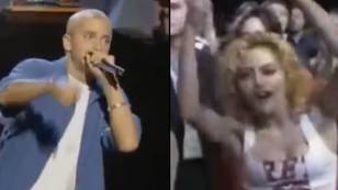 Brittany Murphy made an 8-Mile joke to Eminem while watching him perform live