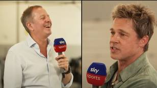 Brad Pitt praised for complimenting Martin Brundle on same day presenter got ignored by Cara Delevingne